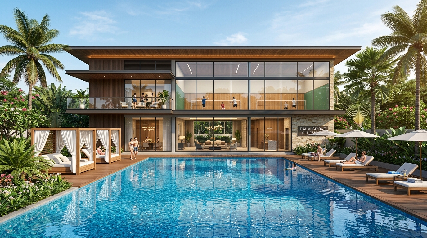 Shriram King Life 20000 sq ft Clubhouse and Pool